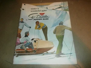 Vtg AMF Ski-Daddler Power Sled Snowmobile Assembly Service Operating Manual - Picture 1 of 8