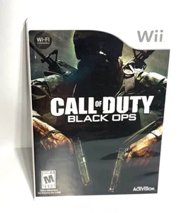 Call of Duty Black Ops Nintendo Wii AUTÉNTICO SOLO ESTUCHE DE REPUESTO - Imagen 1 de 1