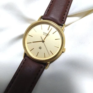 Raro Reloj Analógico SEIKO Doble Cuarzo con Batería Nueva Excelente Estado - Imagen 1 de 3