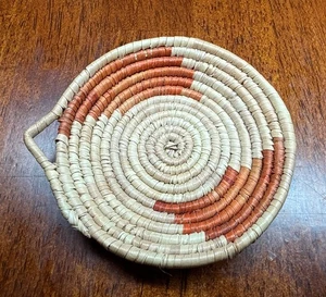4.5" Mini Hand Woven Southwestern Hanging Basket - Picture 1 of 3