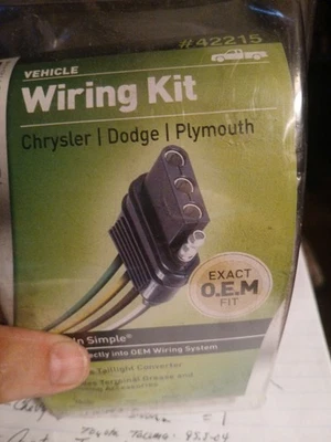 Hopkins Towing Solutions 42215 Plug-In Wiring Kit Fits DODGE CHRYSLER DURANGO - Image 1 of 2
