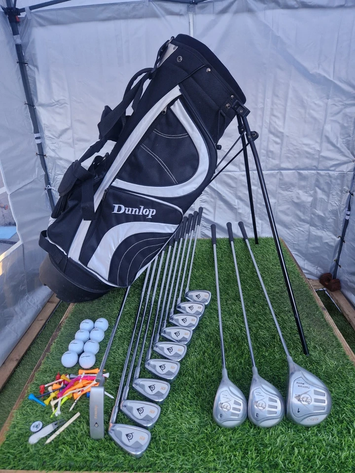 Men's Dunlop 65i Golf Club Set & Stand Bag - Regular Flex Steel Shafts - RH - Image 1 of 4