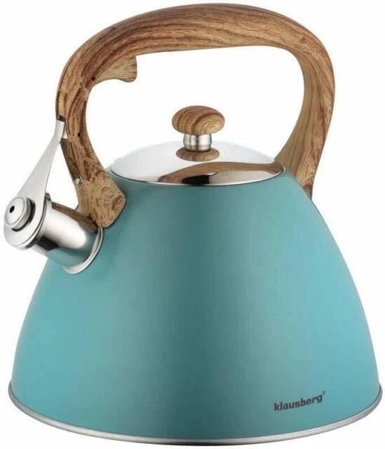 KLAUSBERG Whistling Kettle - Turquoise, 3 L (KB-7263)