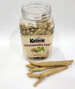 Pure Ashwagandha Roots 100g – Nagori Asgandh Herbal Ayurvedic Withania Somnifera - Picture 1 of 8