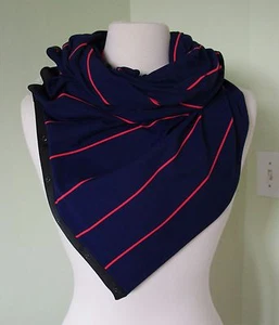 NEW Lululemon Vinyasa Scarf Hero Navy Blue Alarming Sailor Stripe NWT SHBG Rulu - Picture 1 of 5