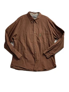 Camisa Columbia a Cuadros Manga Larga Botón Cuello Frontal Hombre XXL Algodón AM 7008 - Imagen 1 de 9