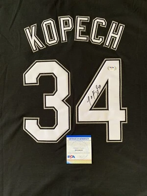 2020 Michael Kopech Autographed Jersey PSA certified  - Image 1 of 3