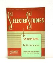 Selected Studies For Alto Saxophone