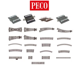 Peco Track for Model Railways Code 100 Setrack OO Gauge - Choose From List - Picture 1 of 26