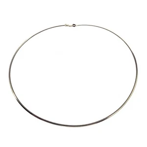 Halsreif Omega 1mm - 50cm - 585 Weißgold - Bild 1 von 4