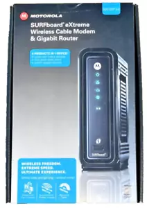 ARRIS DOCSIS 3.0 SURFboard eXtreme Cable Modem & Gigabit Router Wi-Fi SBG6580 - Picture 1 of 15