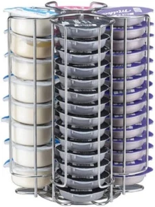 52 Tassimo Pods Coffee Capsule Pod Revolving Rotating Holder Rack Stand Tower - Picture 1 of 5