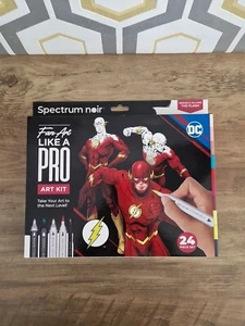 New - SPECTRUM NOIR - Fan Art Like a Pro Art Kit - THE FLASH Pens Set DC - Picture 1 of 3