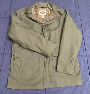 VTG 80โs Woolrich Military Style Parka Jacket Coat Wool Lining M ๐ฅ - Picture 1 of 8