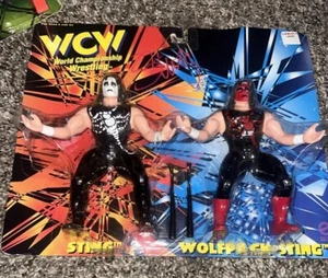 Sting Signed Wolfpack Sting 2 Pack 1998 Toymakers Wrestling Figures Minor Damage - Picture 1 of 7