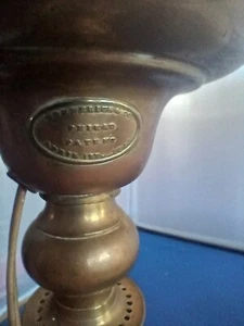ANTIQUE CORNELIUS & CO. BRASS ASTRAL LAMP ON A MARBLE BASE~ 1843 - Picture 1 of 8