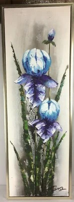 Bild*Gemälde*Gallerie*Nostalgie*Oelbild*Leinwand*Rhamen*Mohn*Shabby* - Bild 1 von 4