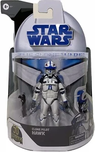 Hasbro Star Wars Clone Wars 50th Anniversary 6” Clone Pilot Hawk In Hand!! - Picture 1 of 1