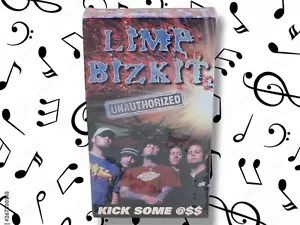Rare 1999 Limp Bizkit Unauthorized - Kick Some @ss VHS Factory Sealed OOP! - Picture 1 of 6