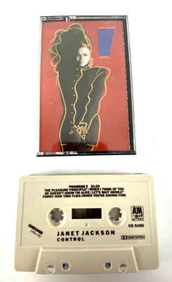 Janet Jackson “Control” Cassette Tape 1986 A&M Records - Image 1 of 4