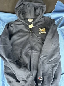 New UC Davis Aggies Sweatshirt Hoodie Small Zip Up Champion Brand - Picture 1 of 2