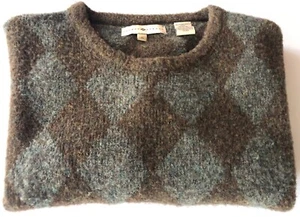 Classic JOSEPH ABBOUD Collection Argyle Crew Neck Sweater / Jumper - mens XL - Picture 1 of 7