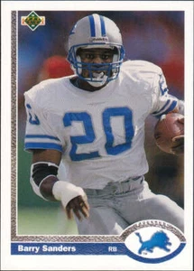 1991 Upper Deck #444 - Barry Sanders - Picture 1 of 2