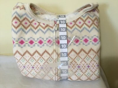 Nuevo Pijama Carter's Niños Niñas 1 Pieza Fair Isle Polar Footie 10,14 Foto 1 de 2