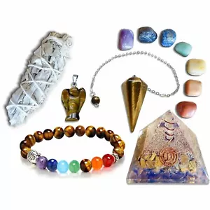 Paquete de piedras preciosas ojo de tigre - Imagen 1 de 1