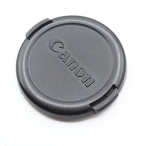 Original Canon E-52mm Black Snap-On Front Lens Cap for Canon EF - Bon état !! - Photo 1 sur 2
