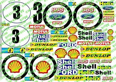 Body Decals 18 Classic Ford Capri RS Cosworth 1974-D137-Rarität - Bild 1 von 4