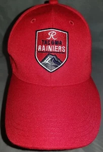 Tacoma Raniers Adjustable Baseball Cap Hat Minor League Red with Black & White - Picture 1 of 7