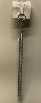 Accesorio borla pelo Free People Illusion plateado nuevo con etiquetas Foto 1 de 4