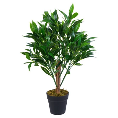 Künstliche Olive Olivenbaum künstliche Pflanze Kunstpflanze Kunstbaum 65 cm hoch - Bild 1 von 4