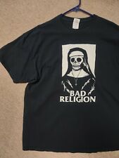 Bad Religion nun skull punk rock black 2Xl shirt