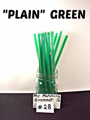 PAJITAS ACRÍLICAS LISAS, Colores Sólidos, Envueltas Individualmente, Reutilizables Foto 1 de 4