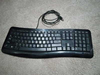 Microsoft 1482 Comfort Curve Keyboard 3000 - Image 1 of 4