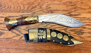 12" Handmade Khukuri Sheath Genuine -NEPAL Gurkha KUKRI Knife - - Picture 1 of 11