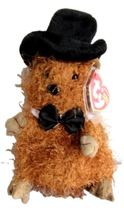 Ty Beanie Babies PUNXSUTAWNY PHIL, 2005, mint with hangtag, Groundhog Day - Picture 1 of 3
