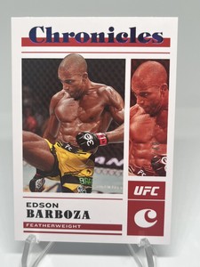 2023 UFC Panini Chronicles Blue /49 Edson Barboza No. 12