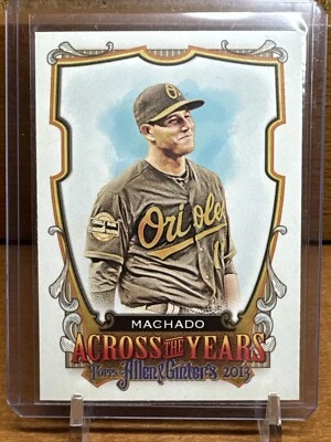 2013  Topps Allen & Ginter Manny Machado Across the Years #ATY-MM Orioles - Image 1 of 2