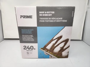 Prime Dach & Dachrinne Enteisung Heizkabel Kit 240 Fuß 1200 W 120 V Eisdamm Steuerung - Bild 1 von 6