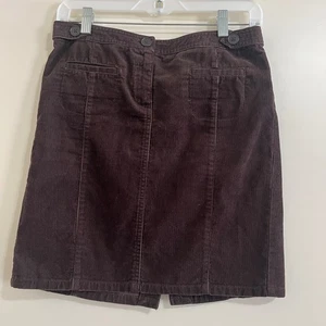 Y2K Damen Cord Minirock Gr. 2 Cabin Cottage Dark Academia Braun Schokolade - Bild 1 von 12