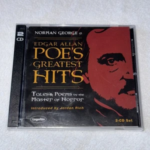 Edgar Allan Poe's Greatest Hits: Tales & Poems - Norman George (2 CD Set) Sealed - Picture 1 of 9