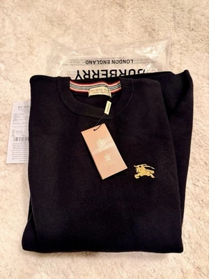 Suéter Burberry Negro Talla Grande Nuevo Con Etiqueta Foto 1 de 4