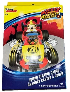Mickey Mouse and the Roadster Racers Disney Junior Jumbo Playing Cards NOB -A1 - Picture 1 of 4