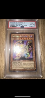 2007 YUGIOH VICTORY DRAGON #JUMP-EN011 LIMITED EDITION SECRET RARE - PSA 10 💎💎 - Image 1 of 3