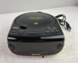 Sony Dream Machine FM/AM Radio CD Player Dual Alarm Clock ICF-CD815-Fully TESTED - Picture 1 of 16