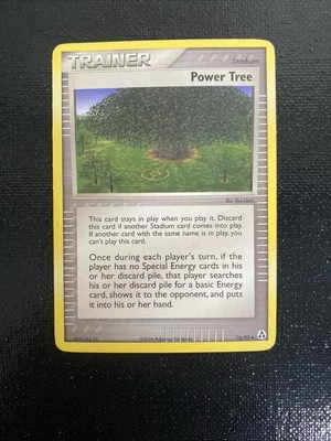 Power Tree 76/92 EX Legend Maker Pokemon Card Mp - Image 1 of 2