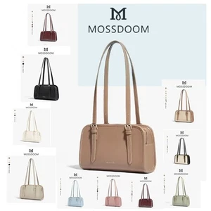 MOSSDOOM Renee Schultertasche Damen PU Leder minimal schlicht koreanische Mode - Bild 1 von 24